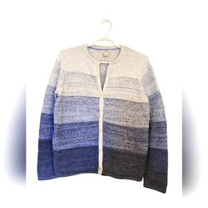 L.L Bean Striped Cardigan